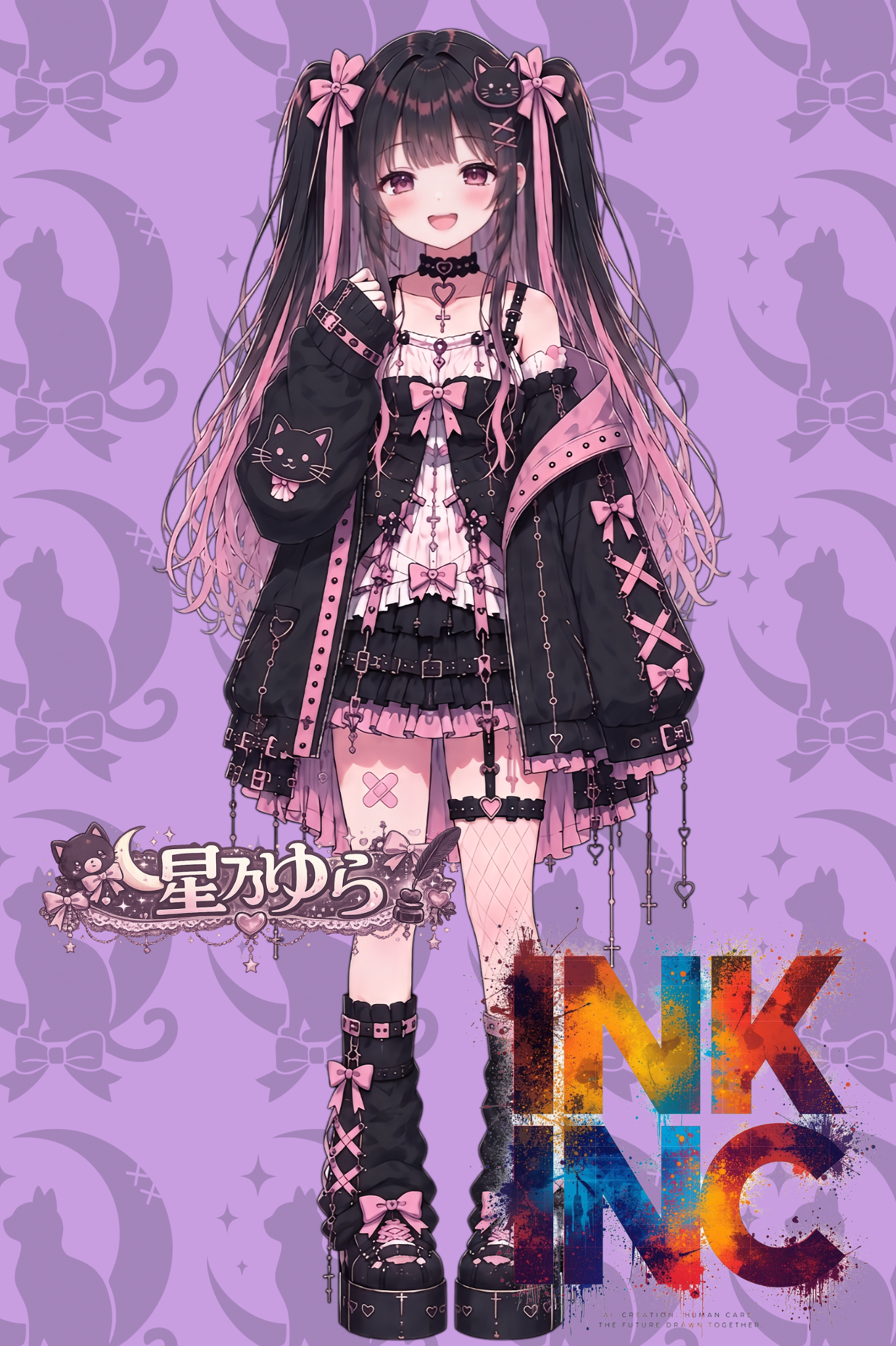 Ink Inc.2期生の「星乃ゆら」の立ち絵が公開されました